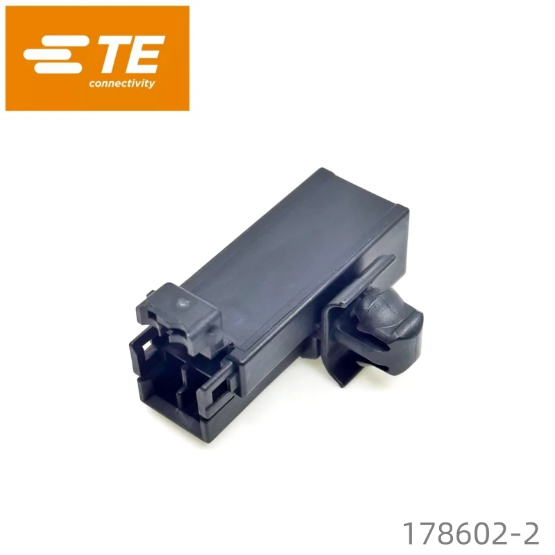 Original Multilock Connector TE 178602-2 AMP 2 Pin Black Panel Mount Male Housing