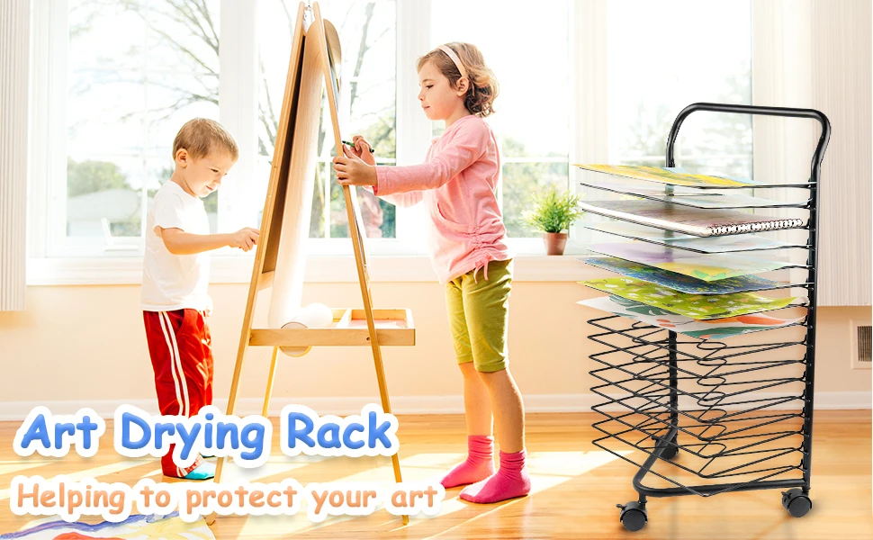 Jhmech Suitable For Kindergarten Art Studio With Pulleys Wire Mesh