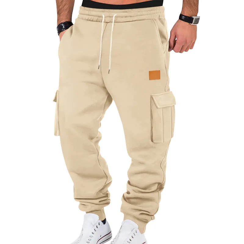 Men's Plus Size Cargo Pants Funky Free Pattern Canvas Straight Style Thrift Clothes Wholesale in Canvas Fabric