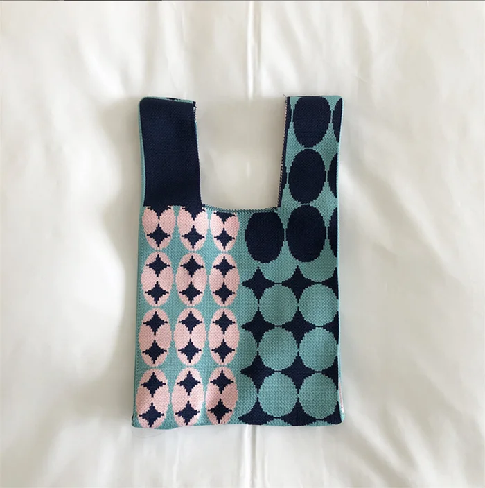 Wholesale S8278 Hot Sale 2022 New Design Tote Handbags Crochet Powerpuff  Heart Women Shoulder Bags From m.