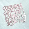 Small letter rose gold