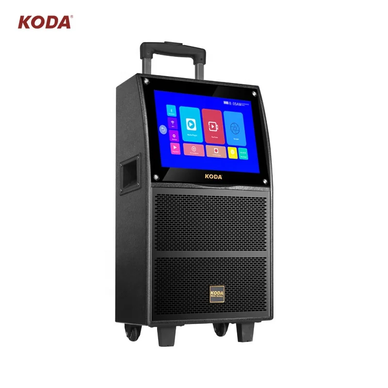 High Resolution High Power Touch Screen Display Active Speaker With Multiple Function