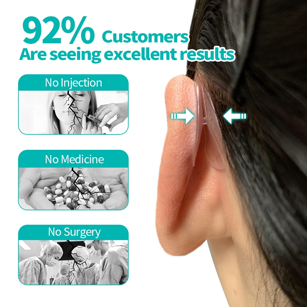 6Pcs/8PCS  a Set Ear Corrector Stickers  Make Ear Small Suitable for Children Adult Corrective Ear Care Products