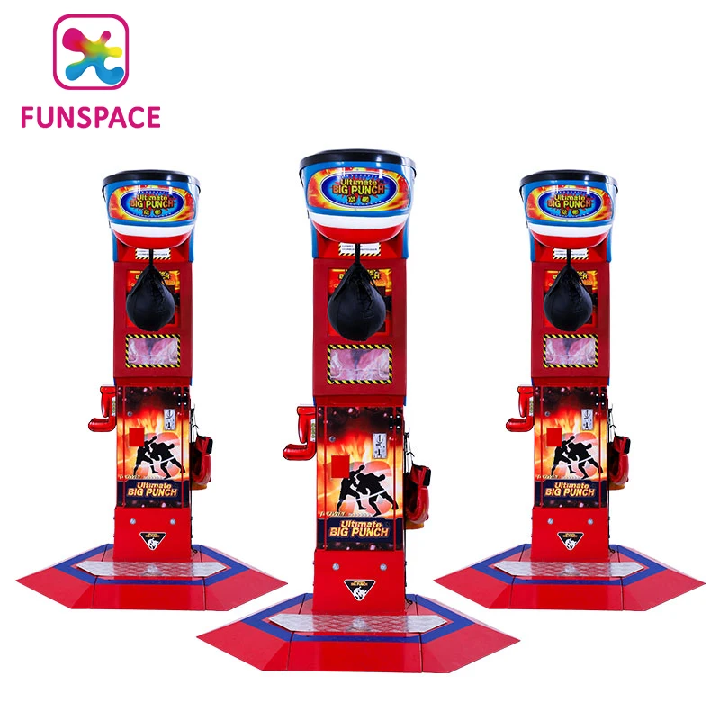 Funspace High Quality Sport Theme Coin Operated Red Punching Arcade Boxing Game Machine With Factory Price for Game Center