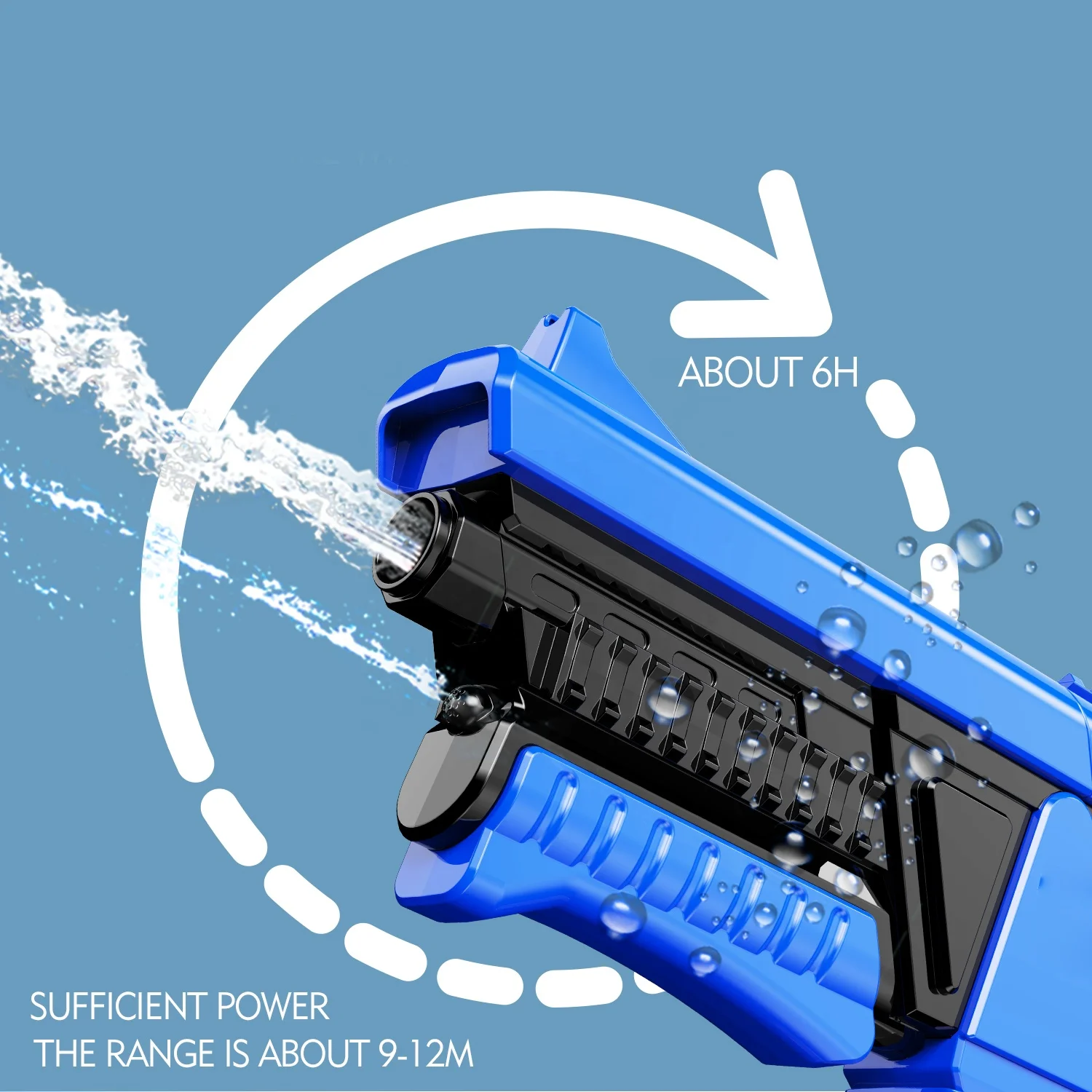 Летняя игрушка pistola de agua большие насадки автоматическое хранение воды на дальнем расстоянии с перезаряжаемым аккумулятором водяной