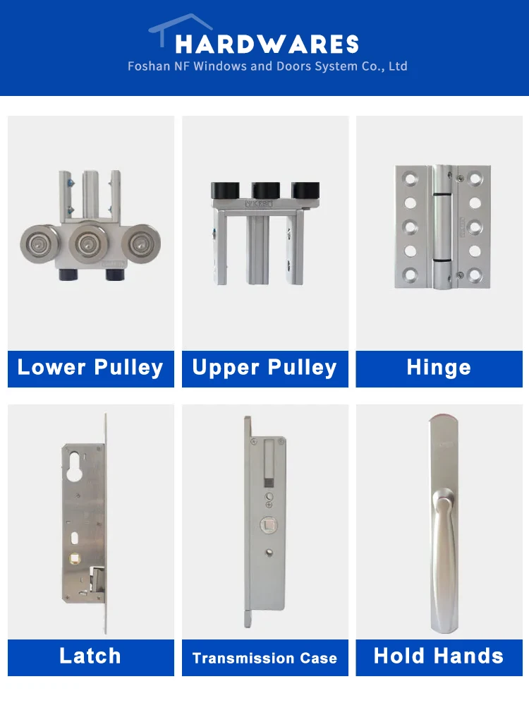 Automatic External Kitchen Plexiglass Folding Door Philippines