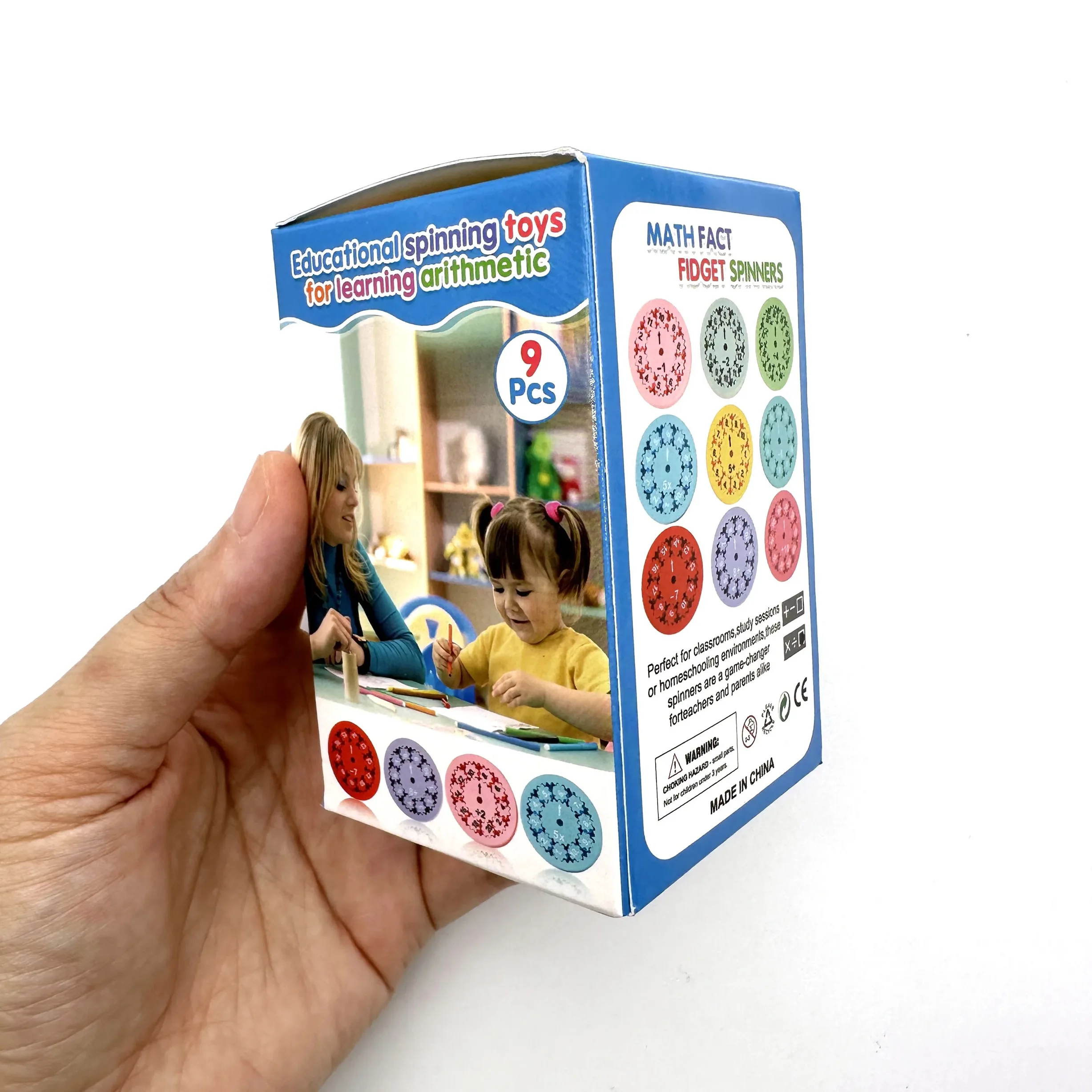 Wholesale Digital Gyroscopes Spin Fidget Spinner Mathematics Arithmetic Decompress Puzzle Gear Spin Add Subtract Multiply Divide