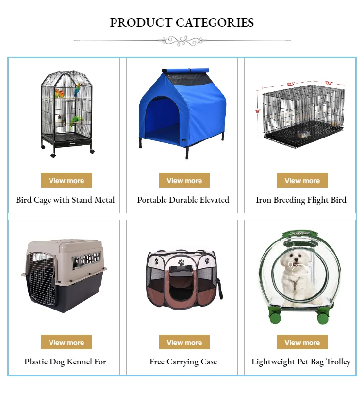 Waterproof Fabric Dog Kennel With Mesh And Zippered Top For Cats Small