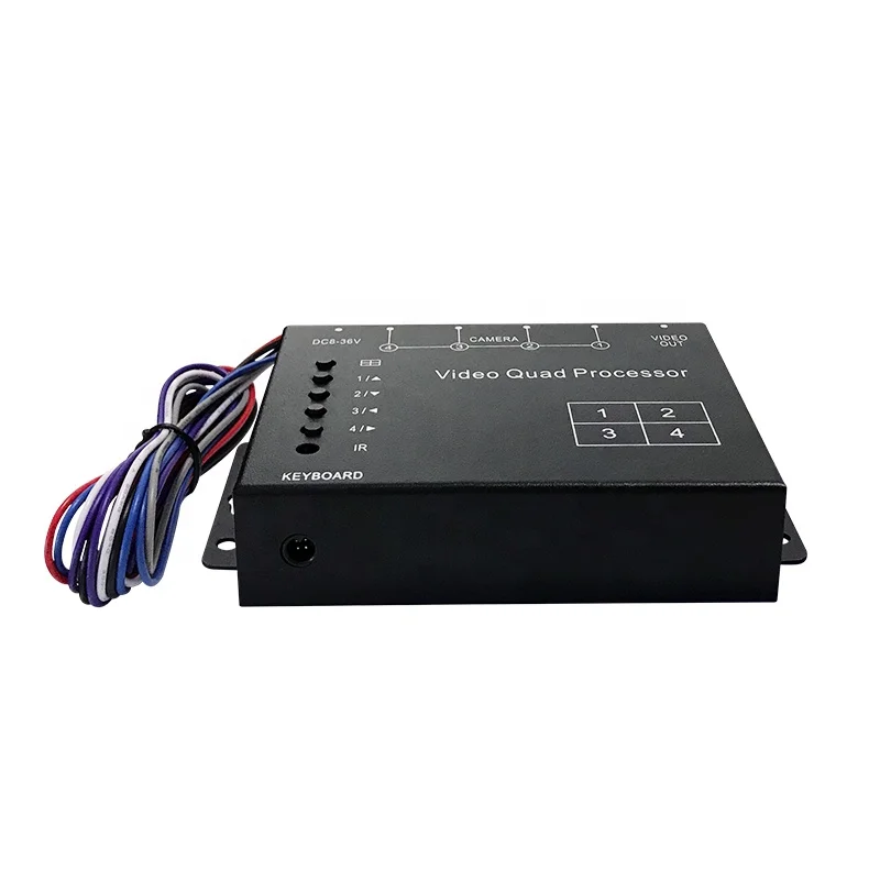 Szsuntex видео в режиме реального времени Сплит 4 канала Цвет четырехъядерный процессор для Автомобильная Аптечка мультиплексор