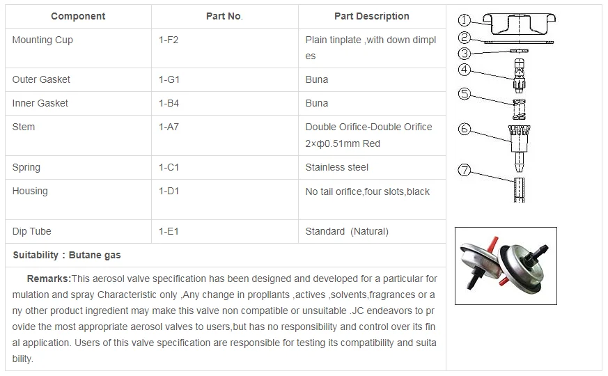 One Inch Lighter Gas Refill Aerosol Valve Adapter For Butane Lighter