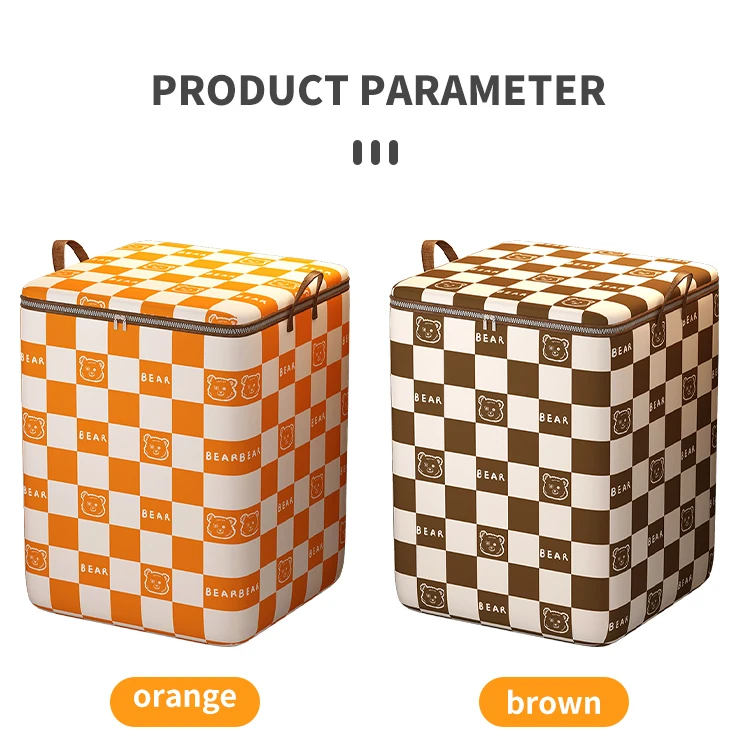 2024 Large Capacity Non-woven Fabric Portable Wardrobe Organizer Quilt Pillow Blanket Clothes Storage Bag for Wardrobe