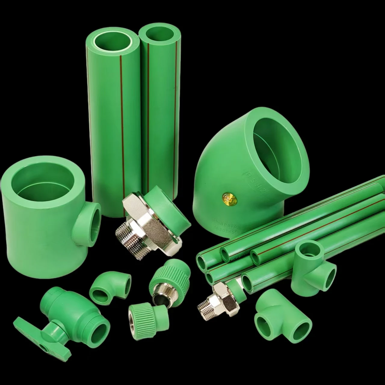 Green Color PPR Pipe for Philippines Durable Flexible
