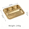Assiette à trempette 4 compartiments - Argent