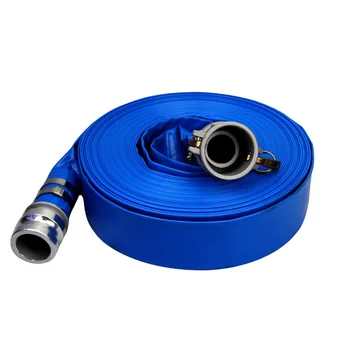 Chinese manufacturer  2 3 4 6 8 inch durable PVC flat hose agricultural universal irrigation solution water pump discharge hose