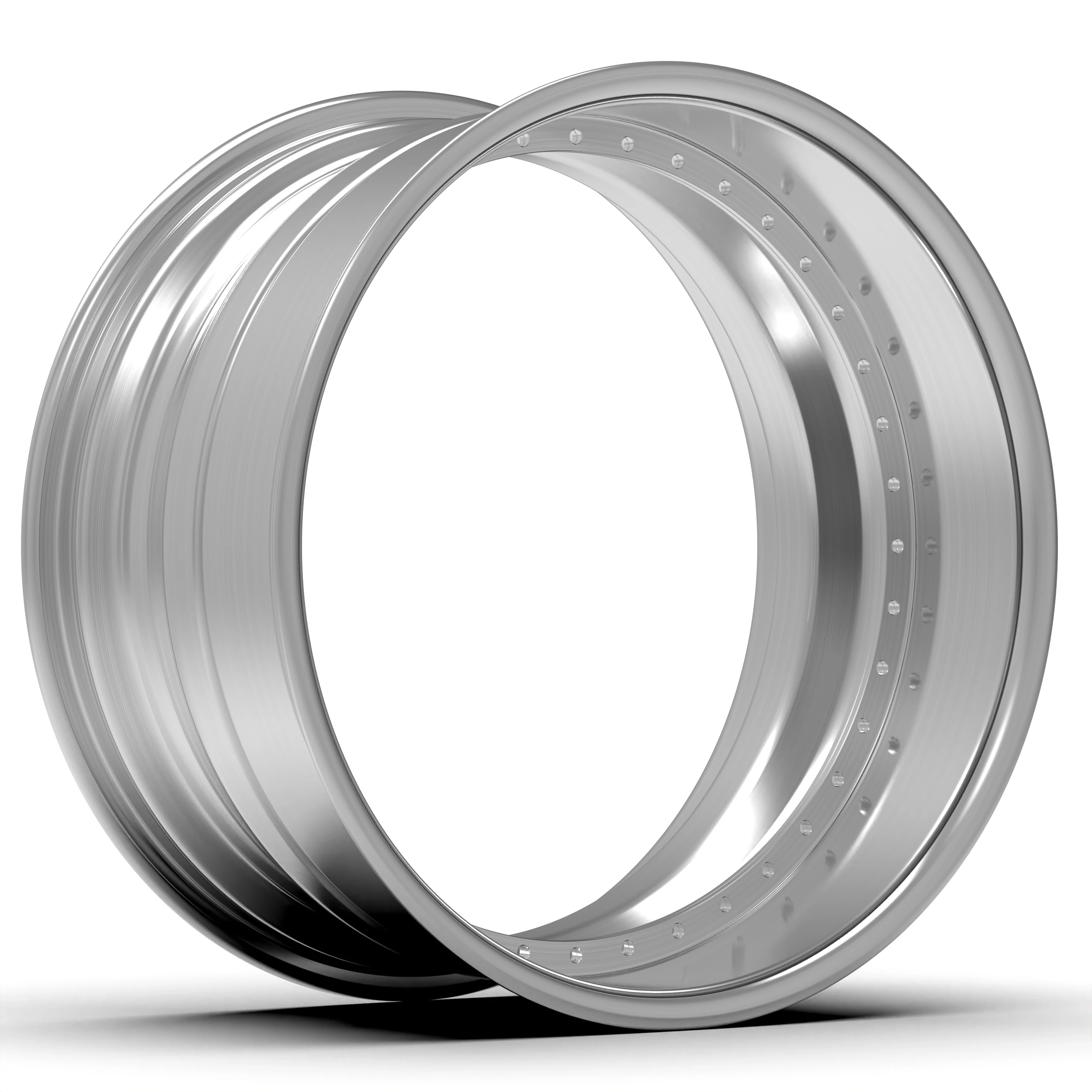 WY Customized Chrome Wheel Outer Lips 12 15 17 19 21 23 24 26 T6 6061 Aluminum Alloy 15inch 3piece Wheel Forged Out Lips