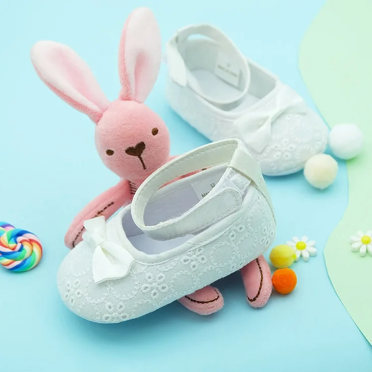 Оптовая продажа, белые туфли для девочек в стиле принцессы с цветами для крещения