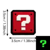 Point d'interrogation Super Mario (fond noir avec couleur rouge)