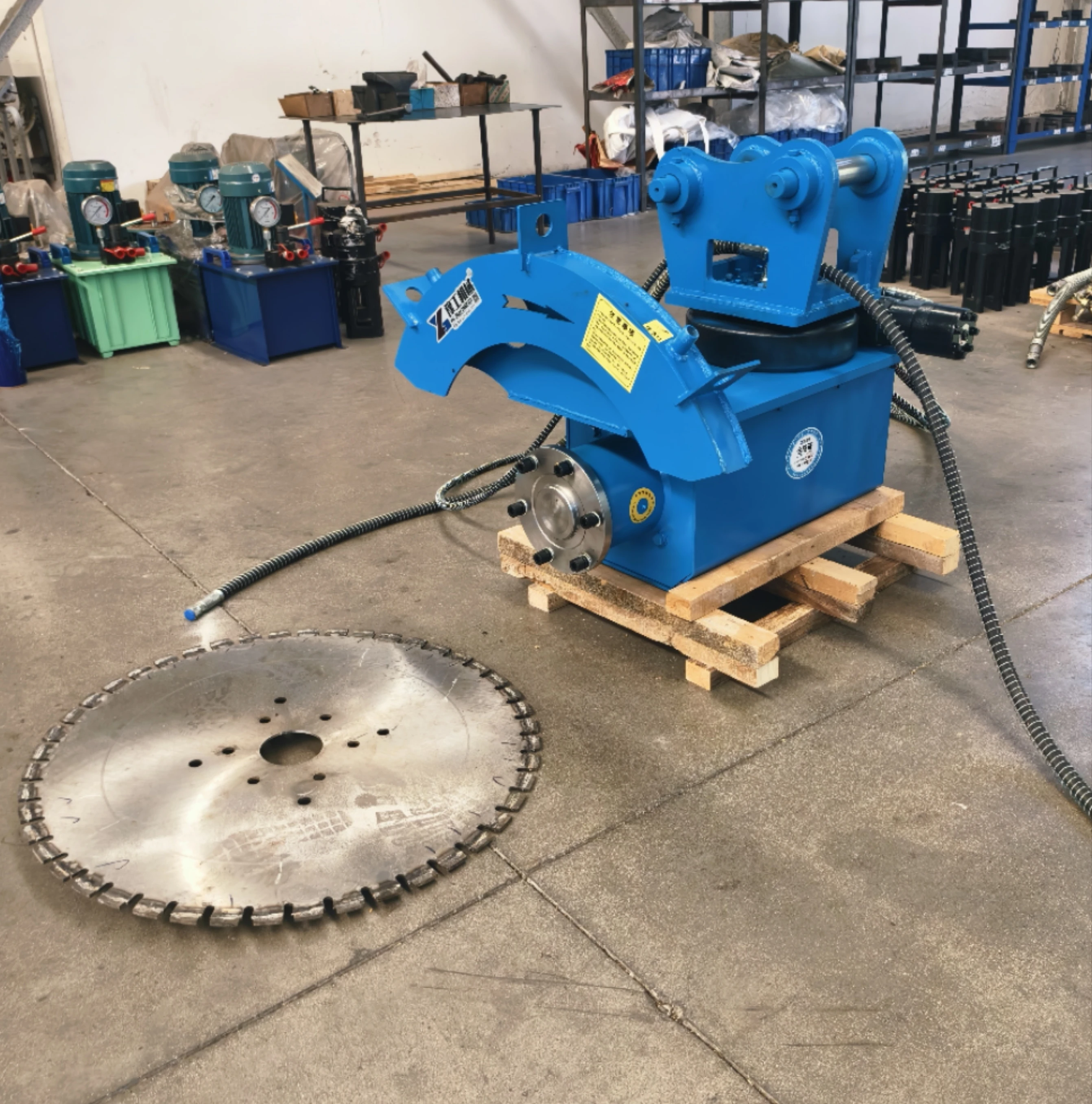 High Penetration Speed Rock Saw with Tungsten Carbide Teeth for Volcanic Stone Cutting
