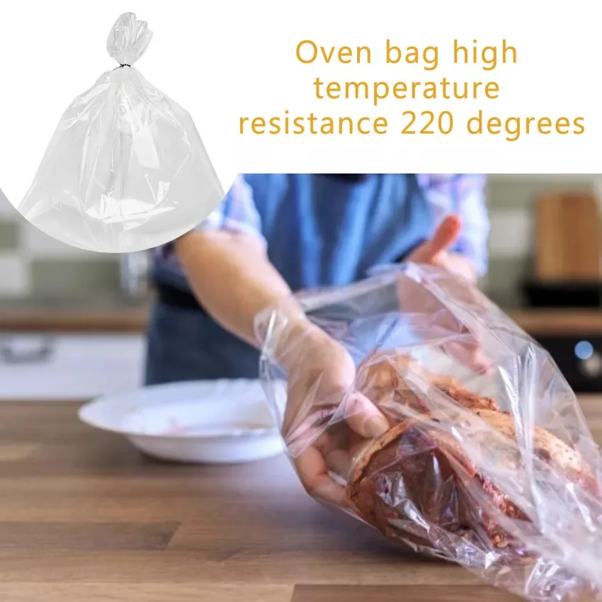 Heat Resistance Nylon-Blend Slow Cooker Liner Roasting Turkey Bag For  Cooking Medium Size Oven Bag