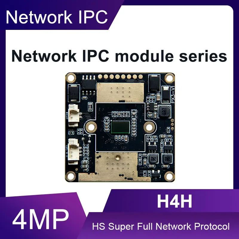 HS 4MP IPC Board Black Light IP Camera Module CCTV PCB Board Shenzhen Factory Directly Sales Full Color Low LUX