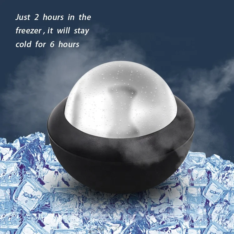 2022 OEM крио холодный массажный ролик, восстанавливающий мяч из нержавеющей стали, ледотерапия, спортсмен, криосфера