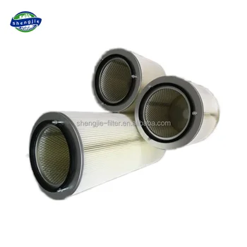 Industrial Antistatic Filter element Cylinder Flange Filter Air Dust Filter Cartridge