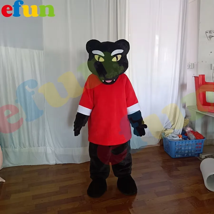 Efun MOQ pezzo personalizzato ghepardo mascotte costumi adulti cartoni  animati pelliccia peluche pantera personaggio mascotte Costume per la  vendita