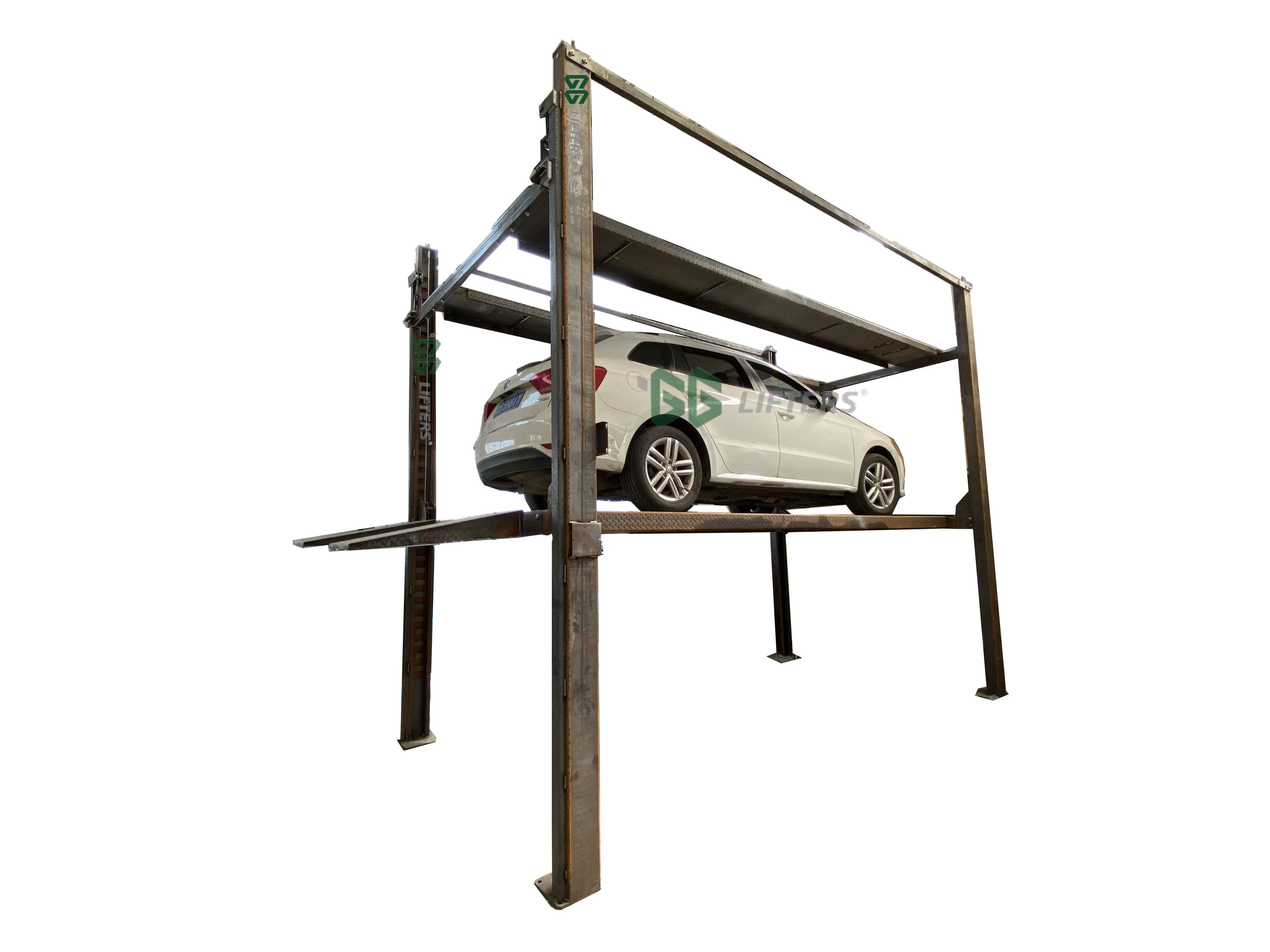 4 Post Triple Stacker 3 Levels Car Parking Lift Auto Parking System Car Storage Equipment Hydraulic Car Parking Lift