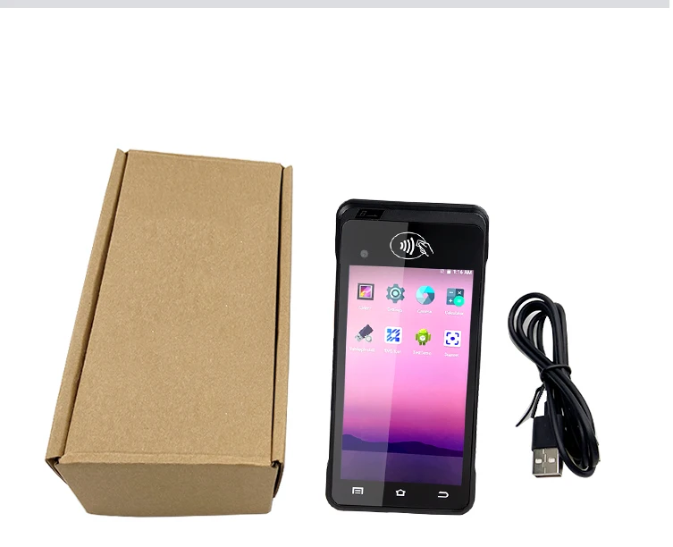 5.5 英寸触摸屏 Android 手持移动收银终端 Pda Nfc GPS LTE 1D 2D QR PIN 读取器 (图 10)