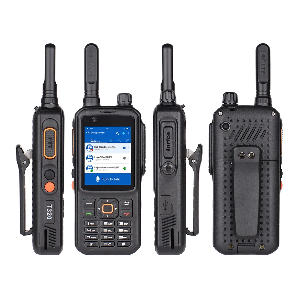 Inrico T320 Long Range 2 Way Radio IP65 Waterproof Walkie Talkie 4G PoC Two Way Radio