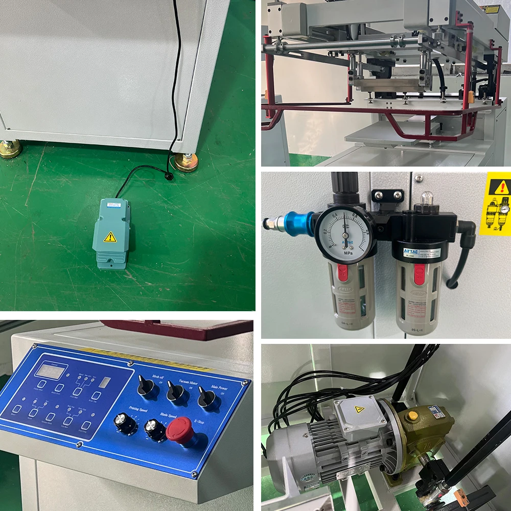 SS3050 Flat Screen Printing Machine Metal Plastic Paper Cloth Flat Serigraphy Machine