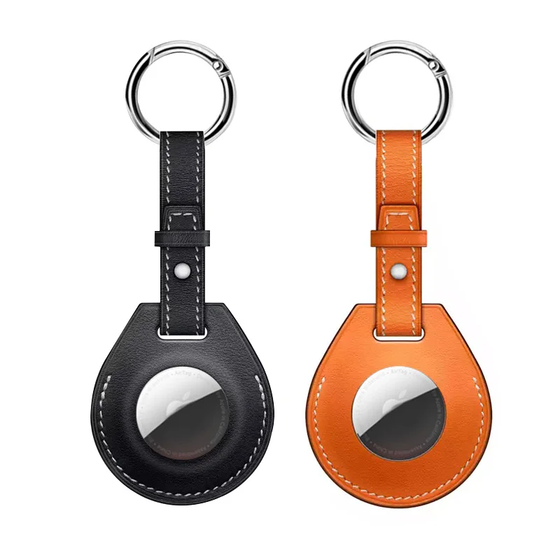Защитный чехол для брелока с защитой от царапин силиконовый apple airtag кожаный чехол-петля защитный
