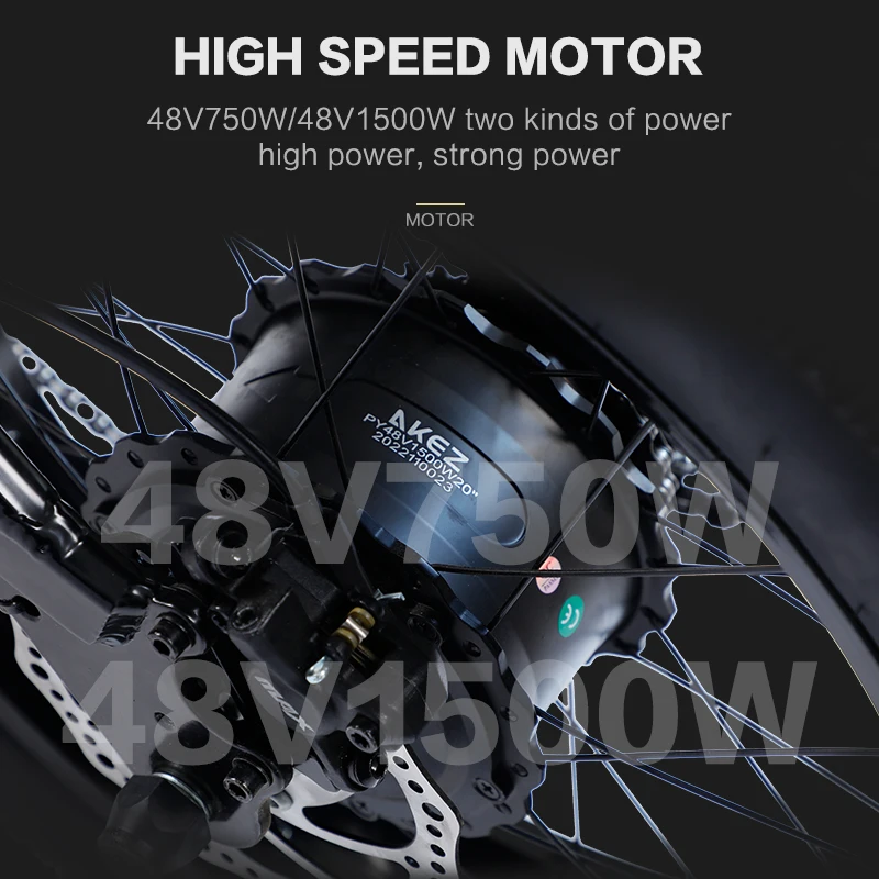 2023 X20 Electric Bicycle - 1500w 750w Motor, 48V Battery