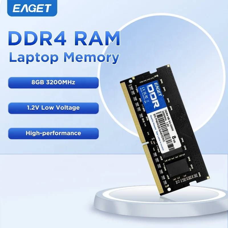 EAGET P40N-3 8GB DDR4 Memory for Gaming Laptops - 3200mhz