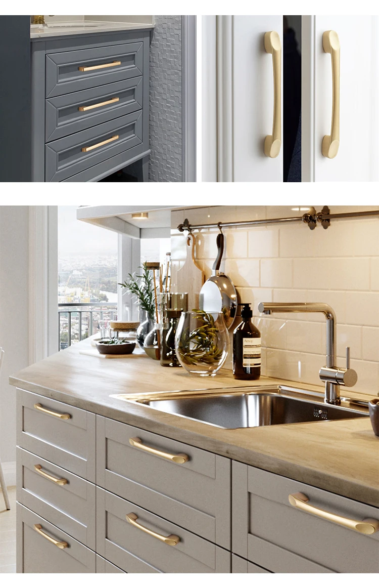 toco仿古l形轮廓边缘拉手黄铜凹进拉手长滚花黄铜橱柜拉手