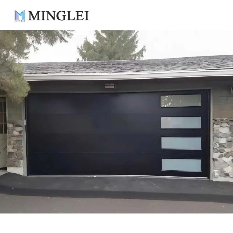 product modern style steel garage door heavy duty insulated steel garage door for homes-3
