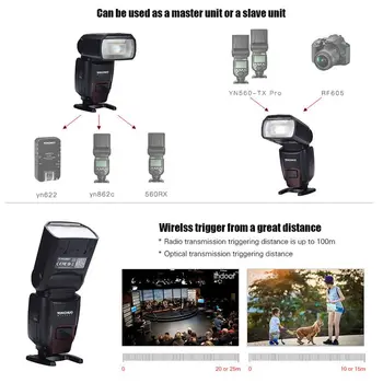 YONGNUO YN862C Speedlite Flash Light Wireless TTL Camera Flash Master Slave Speedlite for Canon 5D IV/6D/7D/40D/650D/1200D/EOS product image