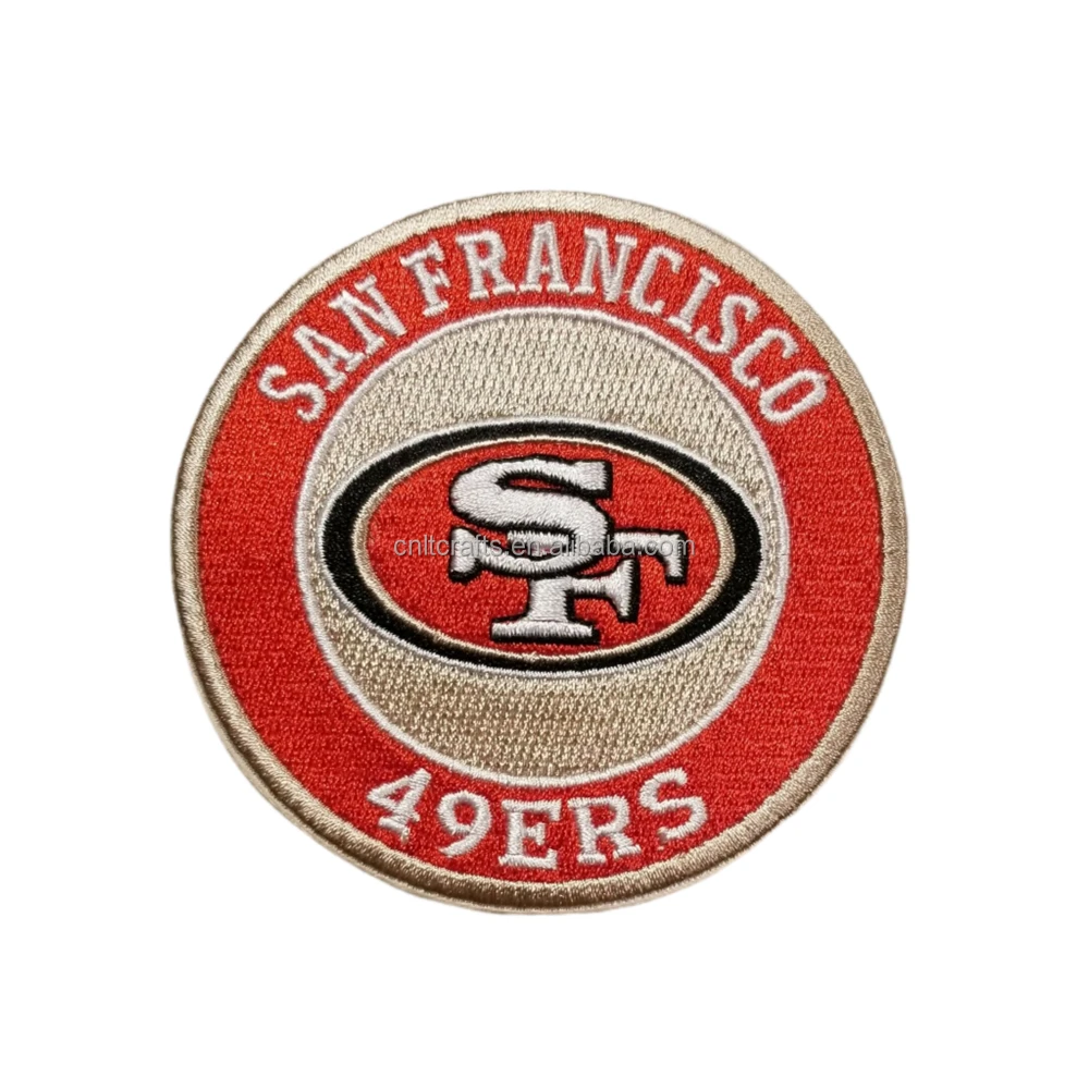San Francisco 49ers Patch Iron On Embroidered Patch ~USA FREE Shipping!