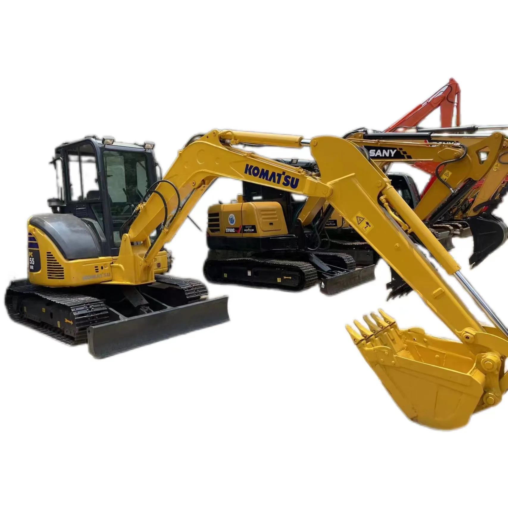 Japan original used komatsu pc55 excavator low price for sale komatsu ...