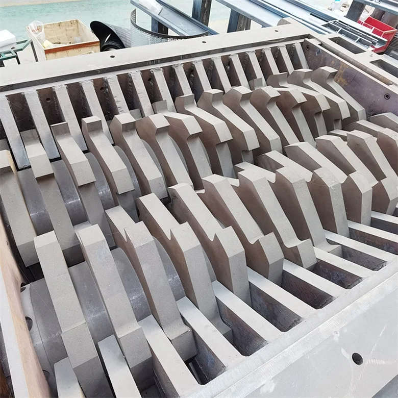 Double Shaft Hdpe Plastic Eps Polystyrene Hdpe Plastic Bumper Shredder Grinder Crusher Machine