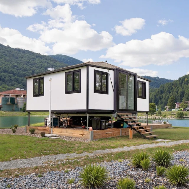 40ft Ready-Made Living Prefabricated Villa 3 Bedroom Expandable Container House Hotel Prefab Portable Mobile Tiny Home