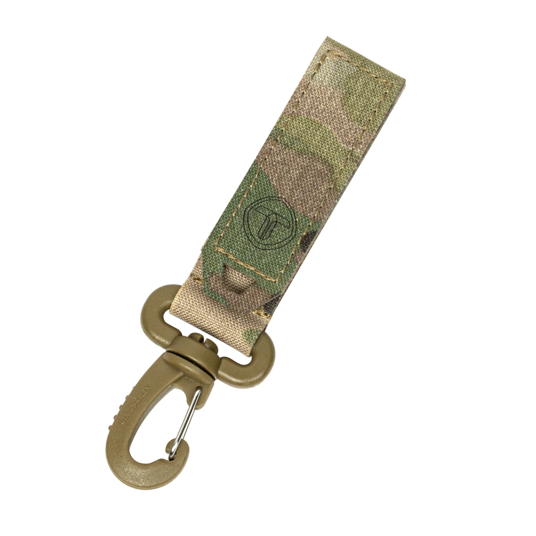 Lot De 6 Mousquetons Tactiques FL HUA – Sangle Nylon + Mousqueton Métal, Noir, Pour Ceinture, Sac à Dos, équipement Outdoor