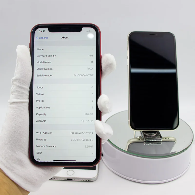 Grade B Wholesale Phone 11 Smartphone Cellular 64GB Storage Used Mobile Phones Unlocked US Version Led Display Used Cell Phone