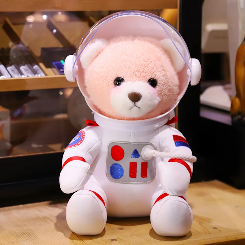 Space bear action figure technology dazzling outlet crown bear plush toy