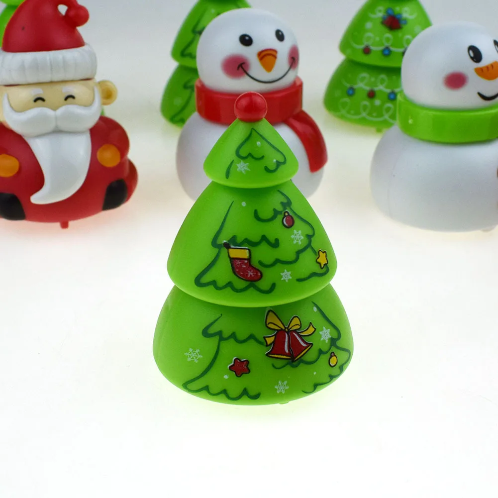 Милые рождественские заводные игрушки для отца, снеговик, рождественская елка, Маленькая детская игрушка, Подарочные игрушки