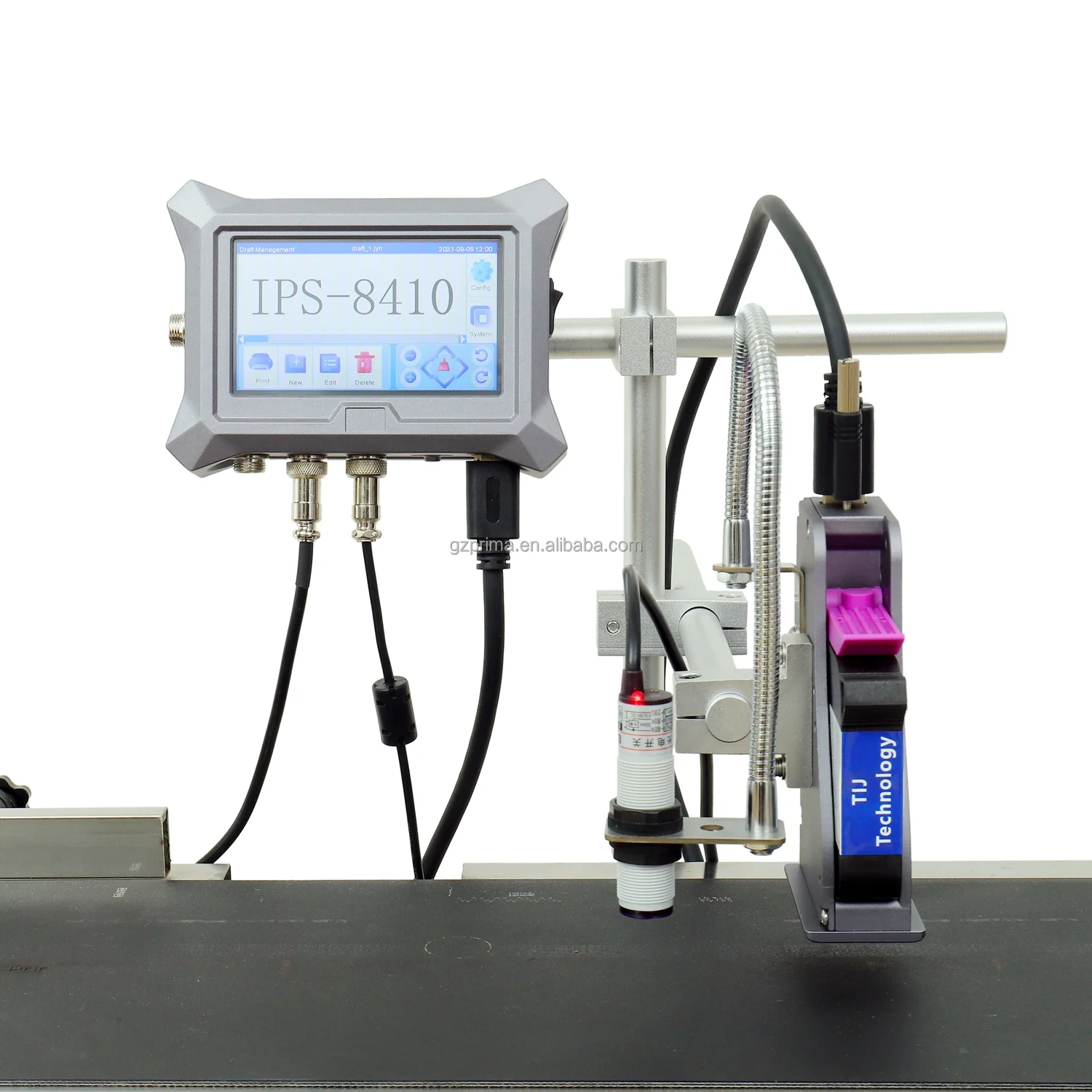 Cheap Price Small TIJ Printer 7 Inch / 4 Inch Touch Screen Small TIJ Printer  for Production Date Batch Number Coding Machine