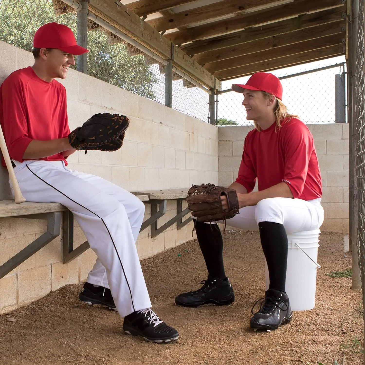 Heavy Duty Plastic Large 6 Gallon Soft Padded Lid Empty Softball