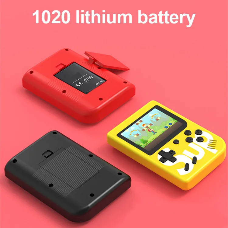 SUP поставка винтажная консоль 400 игр в 1 для детей подарок джойстик игровая коробка 1 игрок портативная игровая приставка SUP