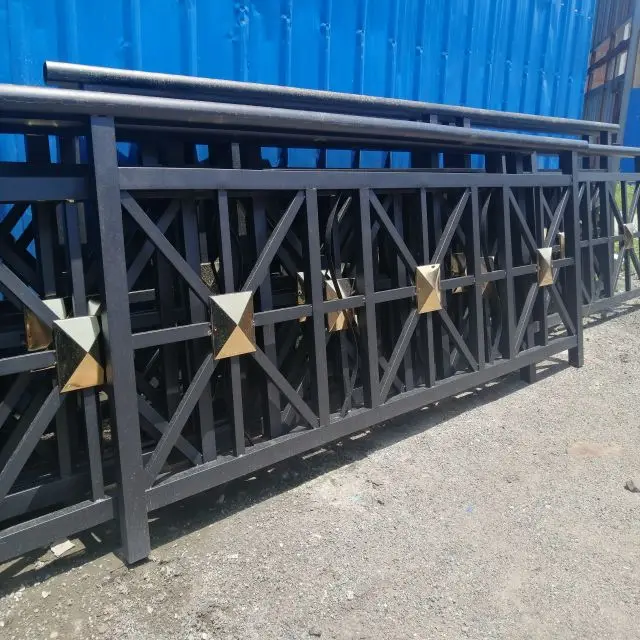 Galvanized Steel Aluminum Railing Modern Balcony Wrought Iron Railing ...