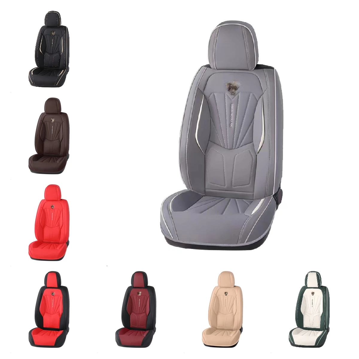 New Arrival Luxury Seat Protector Leather Car Seat Cover Set Universal